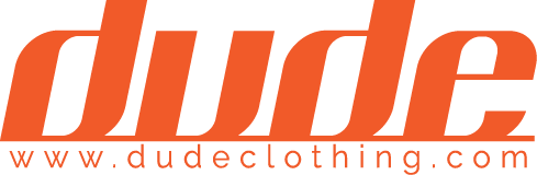 An image showing a dude die cut. Orange Color