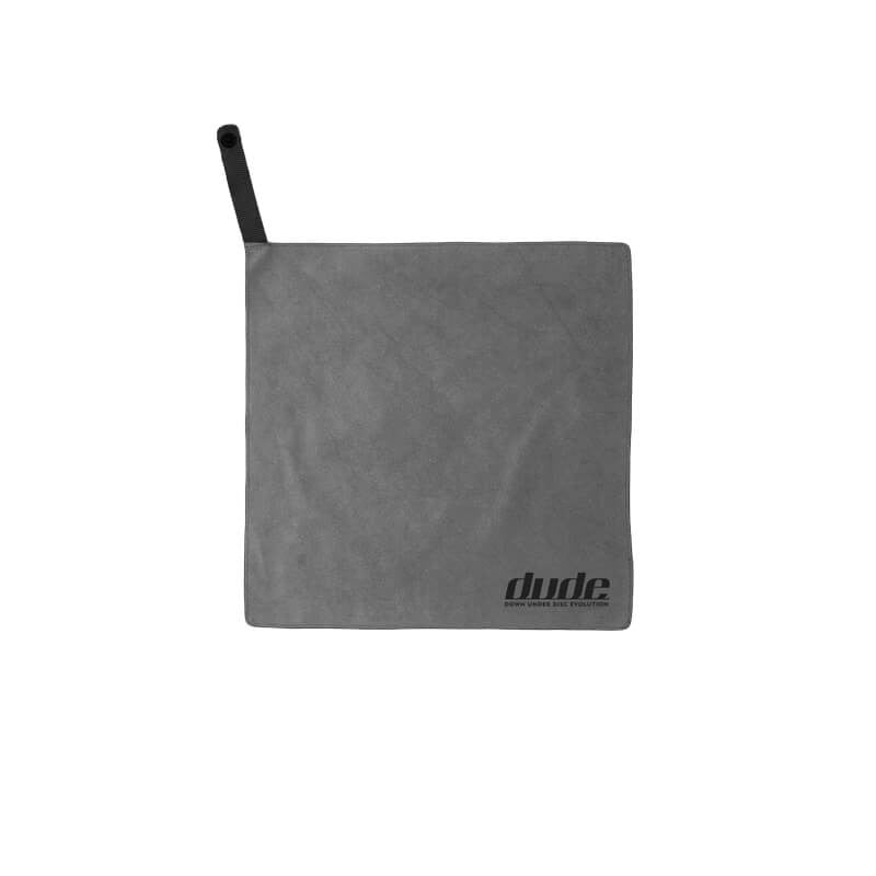 An image showing Dude Tech Towel, gray in color 