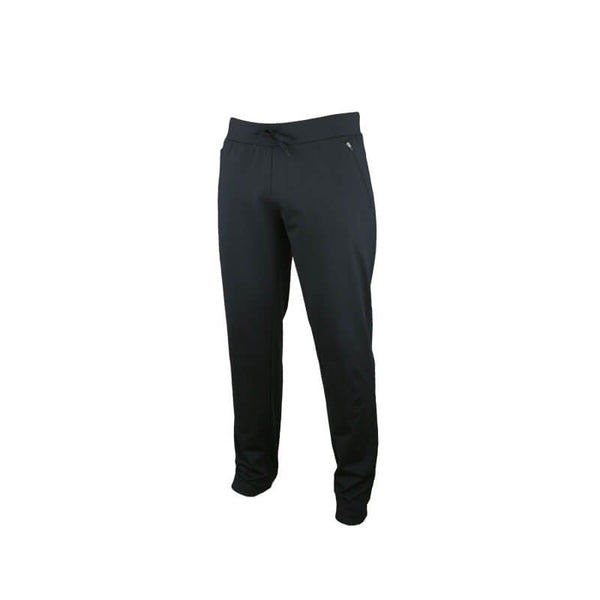 An image showing Dude Mens Tracky Dacs in black color with Side zip pockets