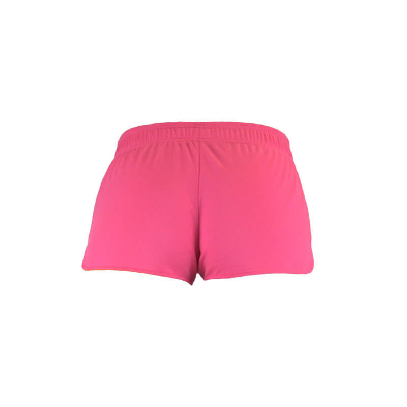 An image showing Ultimate Reversible Tech Shorts.  Tech reversible shorts color pink