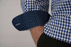 An image showing Dude Woven Shirt from Dude, long sleeves checkered design