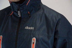 An image showing Dude Tech Caddy Jacket in black with logo