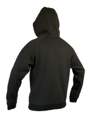 An image showing Dude Mens Inspire Tech Hoodie in black color with Ultra-warm fleece and comfortable